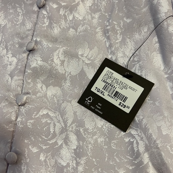 Garage Satin Mini Skirt NWT - Picture 4 of 4